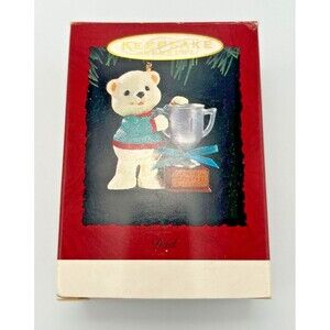 VINTAGE 1994 Hallmark Keepsake Ornament- World's Greatest Dad/Father- Teddy Bear
